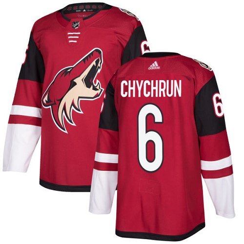 Arizona Coyotes #6 Jakob Chychrun Authentic Red Home Jersey